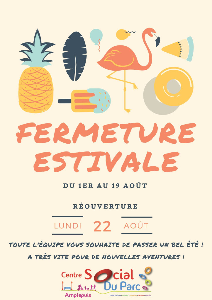 affiche fermeture